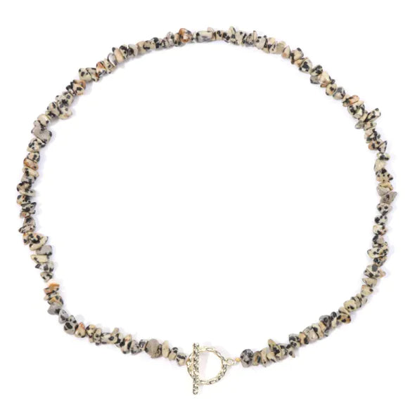 Natural Stone Bead Necklace