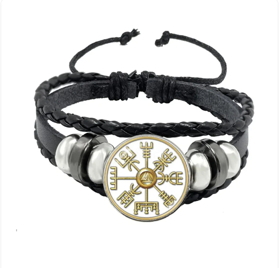 Adjustable Retro Leather Woven Belt