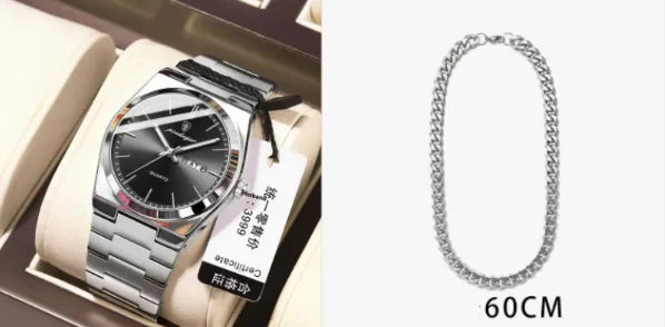 Ultra-Thin Waterproof Men's Quartz Watch