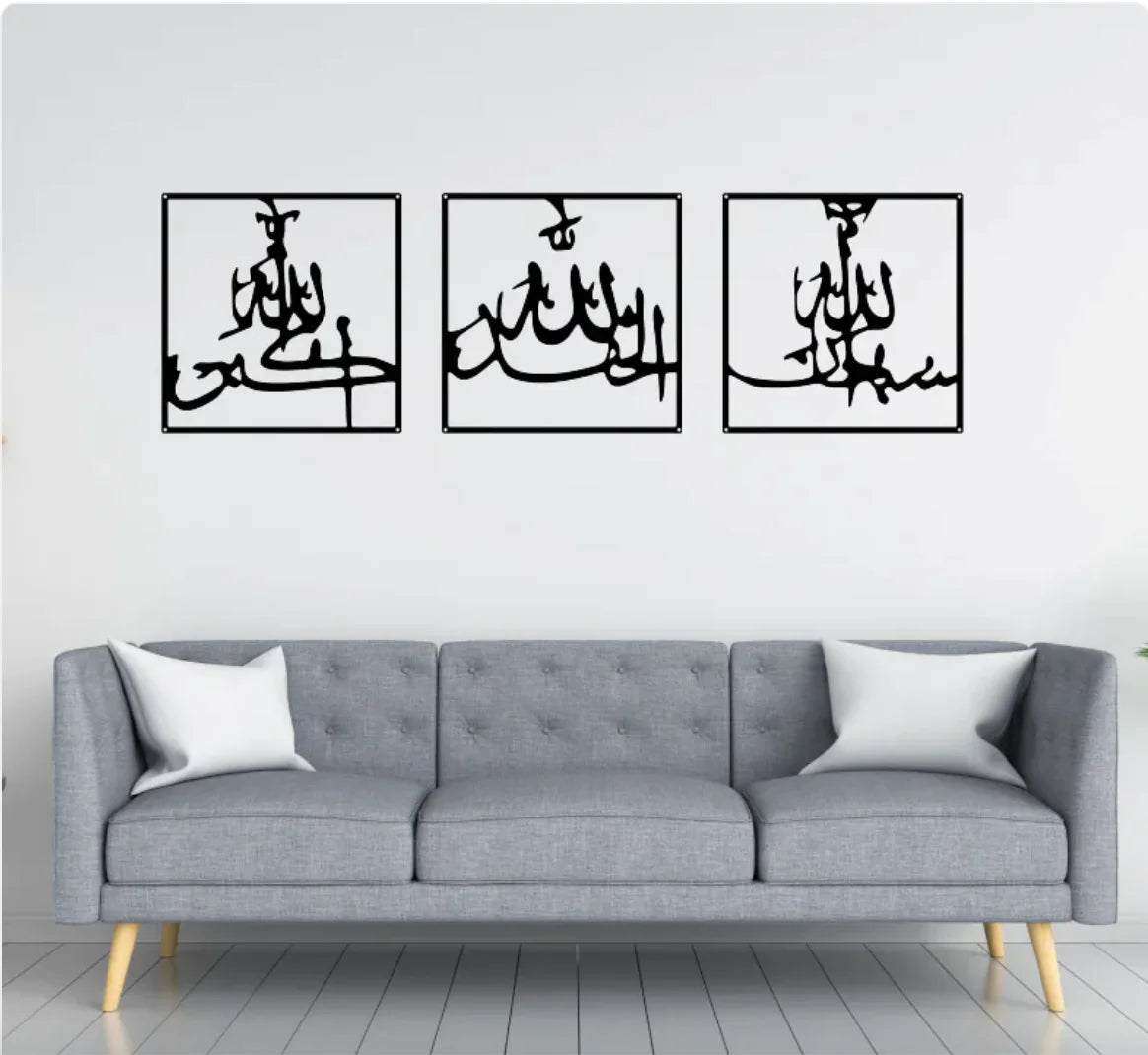 Iron Wall Hanging Decorative Study Paintings