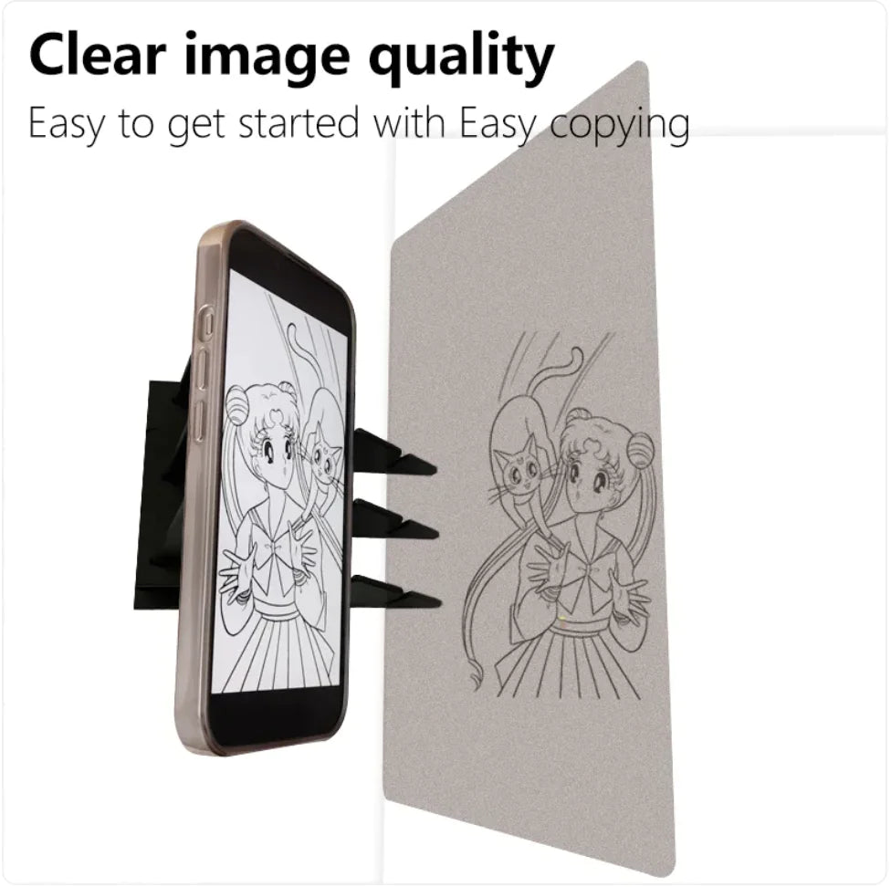 Adjustable Projection Drawing Board for Mobile Phones and Tablets