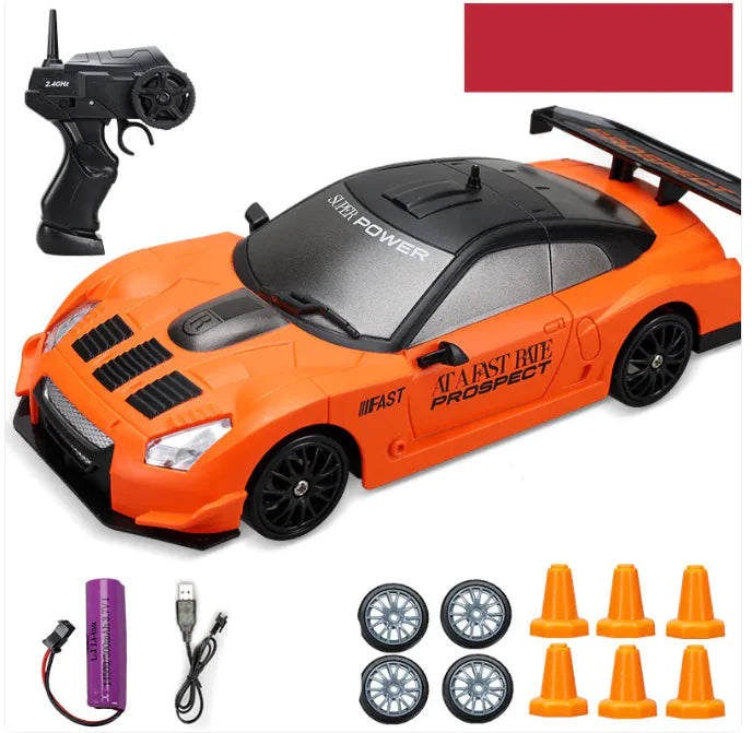 Huangbo 4WD Remote Control Car RC Drift Car Electric Charging Toy