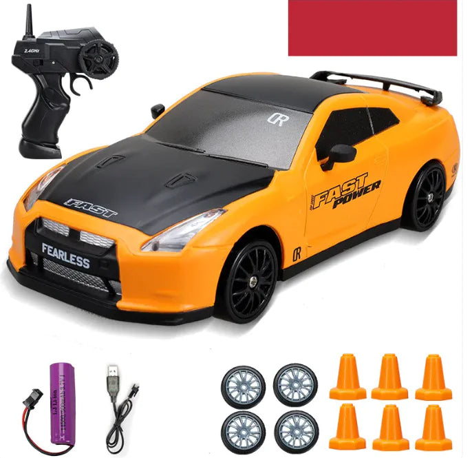 Huangbo 4WD Remote Control Car RC Drift Car Electric Charging Toy