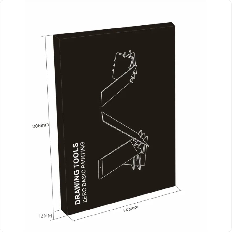 Adjustable Projection Drawing Board for Mobile Phones and Tablets