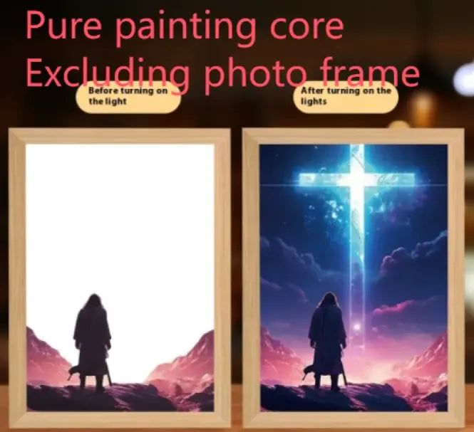 Jesus LED Light Painting