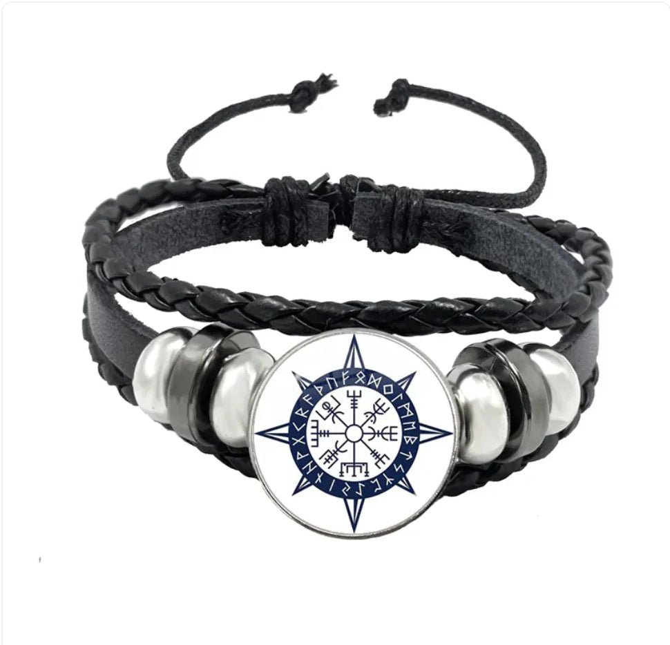 Adjustable Retro Leather Woven Belt