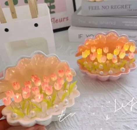 Shell Tulip Night Lamp