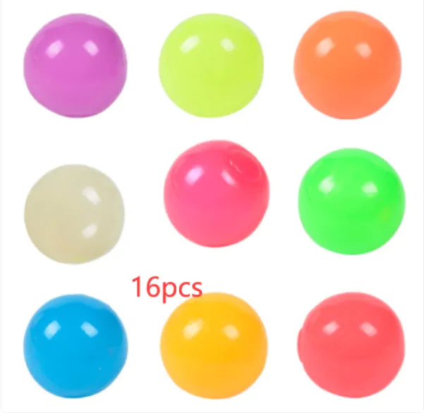 GlowSqueeze Sticky Ball Toy