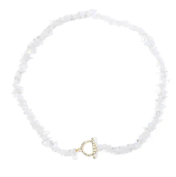 Natural Stone Bead Necklace