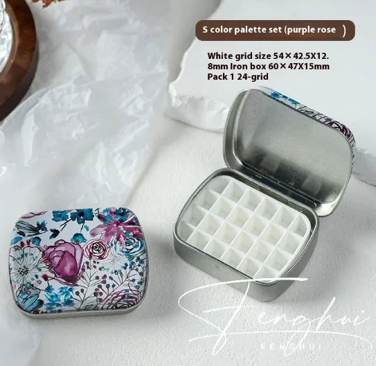 Manicure Watercolor One-piece Flip Small Mini Palette