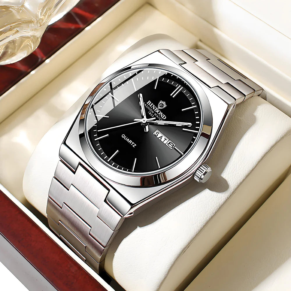 Men's Stainless Steel Quartz Watch