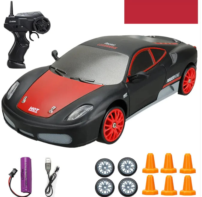 Huangbo 4WD Remote Control Car RC Drift Car Electric Charging Toy