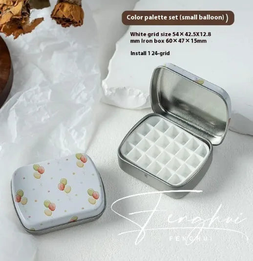 Manicure Watercolor One-piece Flip Small Mini Palette