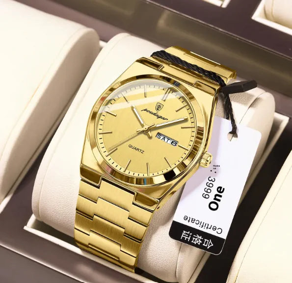 Ultra-Thin Waterproof Men's Quartz Watch