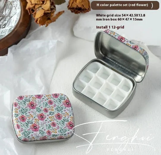 Manicure Watercolor One-piece Flip Small Mini Palette