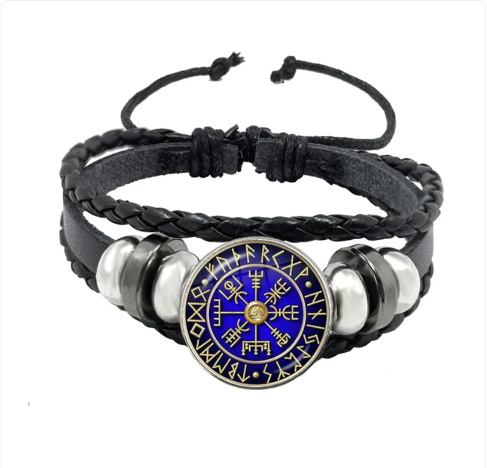 Adjustable Retro Leather Woven Belt