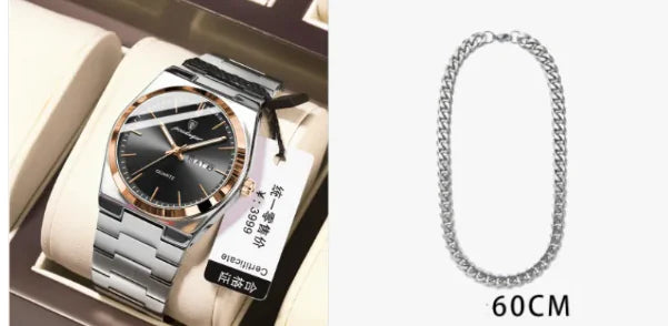 Ultra-Thin Waterproof Men's Quartz Watch
