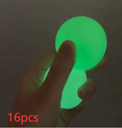 GlowSqueeze Sticky Ball Toy