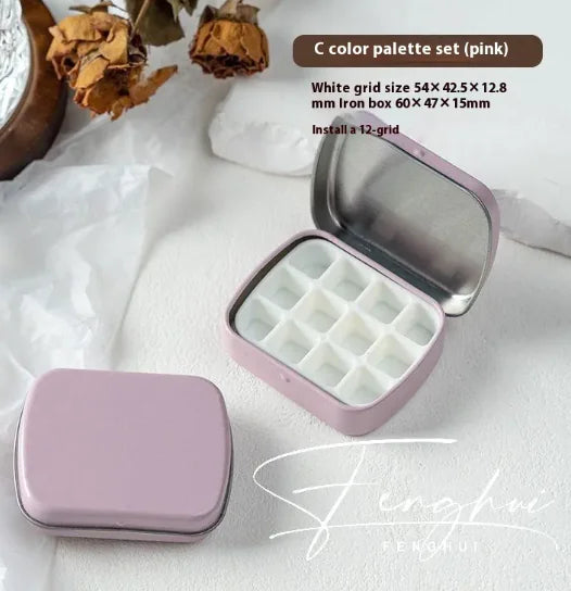 Manicure Watercolor One-piece Flip Small Mini Palette