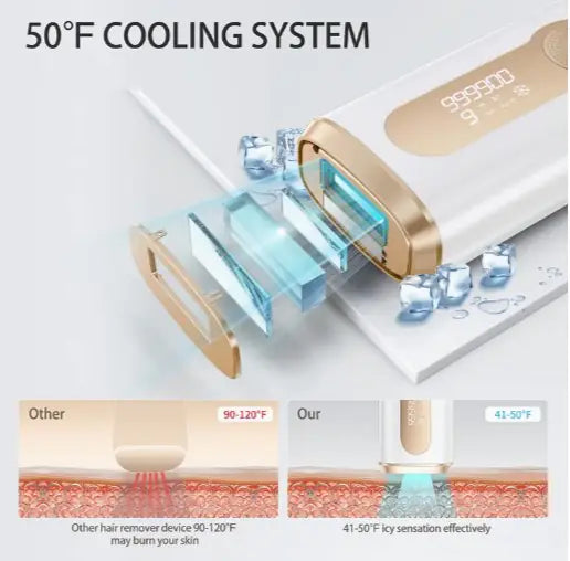 Freezing Point Laser Hair Removal Device