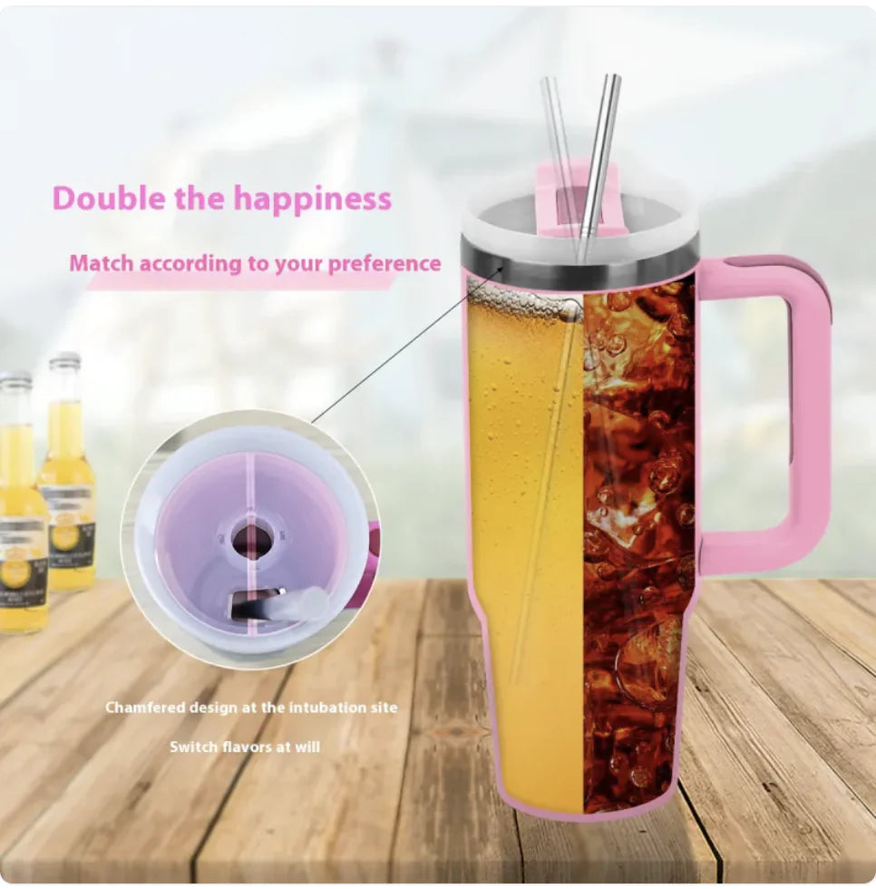 40oz Double-Wall Vacuum Insulated Silicone Liner Cup