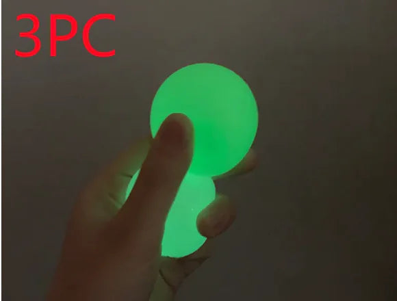 GlowSqueeze Sticky Ball Toy