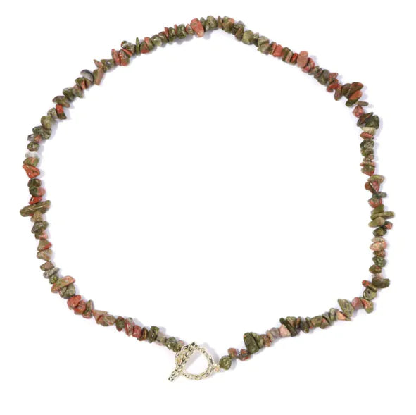 Natural Stone Bead Necklace