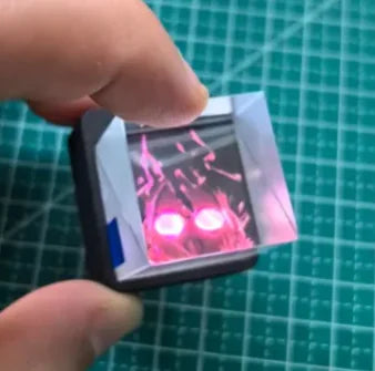 Mini Transparent WiFi Weather Clock Decoration Display