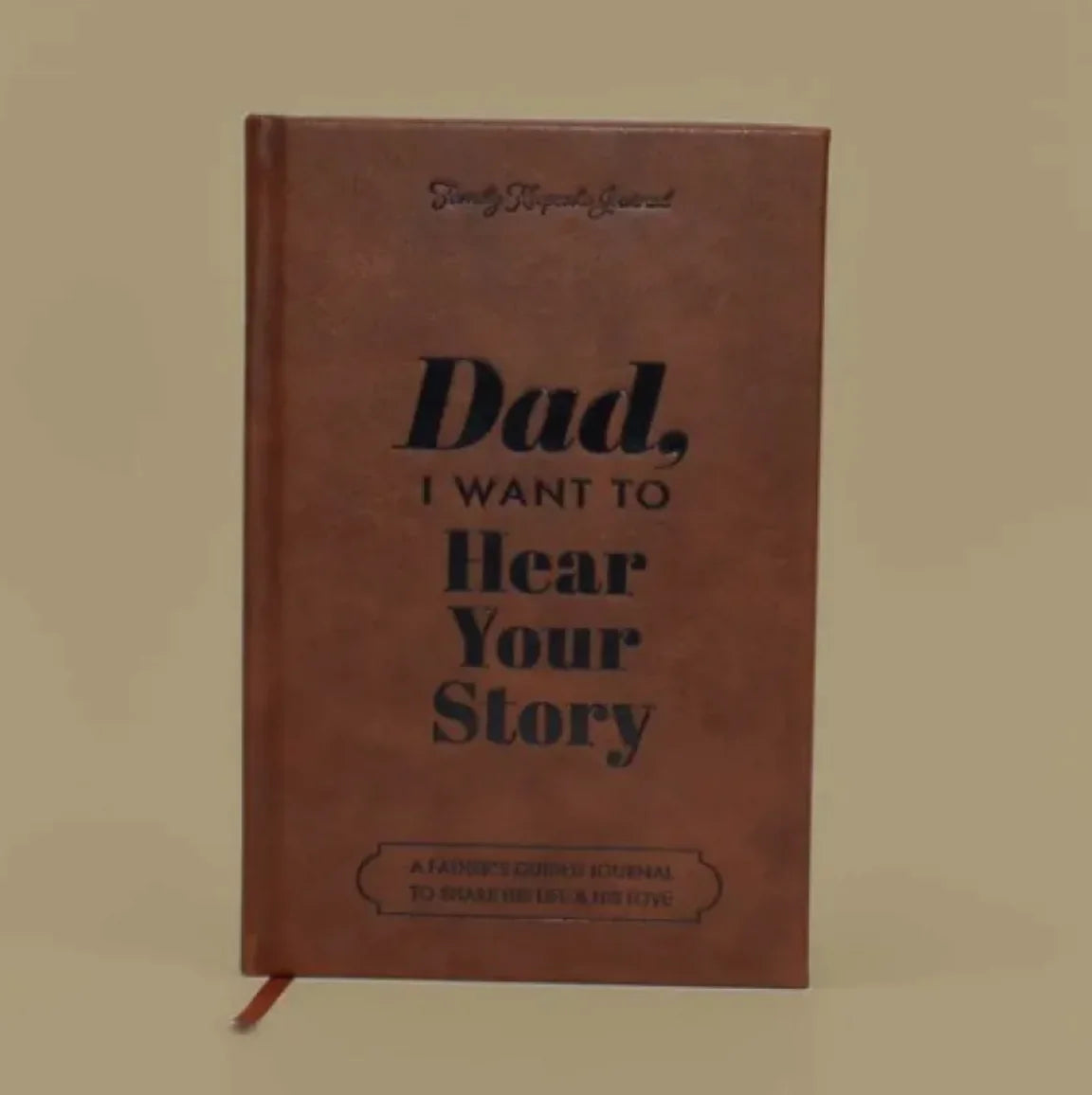 Creative Retro Dad Story Leather Notebook