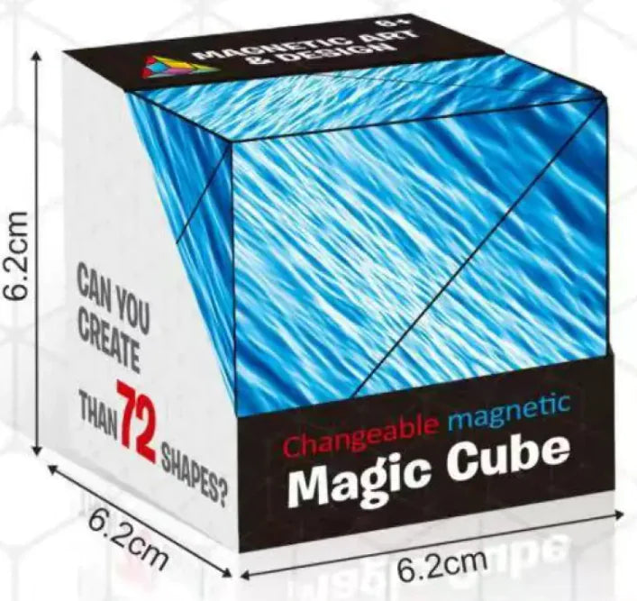 Solid Geometry Magic Cube Changeable Magnetic Deformation Toy