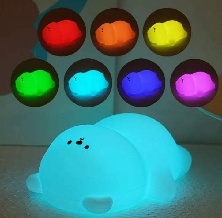 Timing Three-gear Bear Small Night Lamp