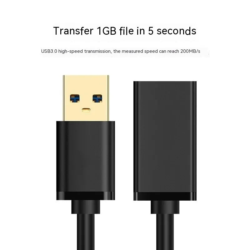 Usb Extension Male To Female Data Cable