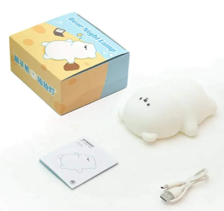 Timing Three-gear Bear Small Night Lamp