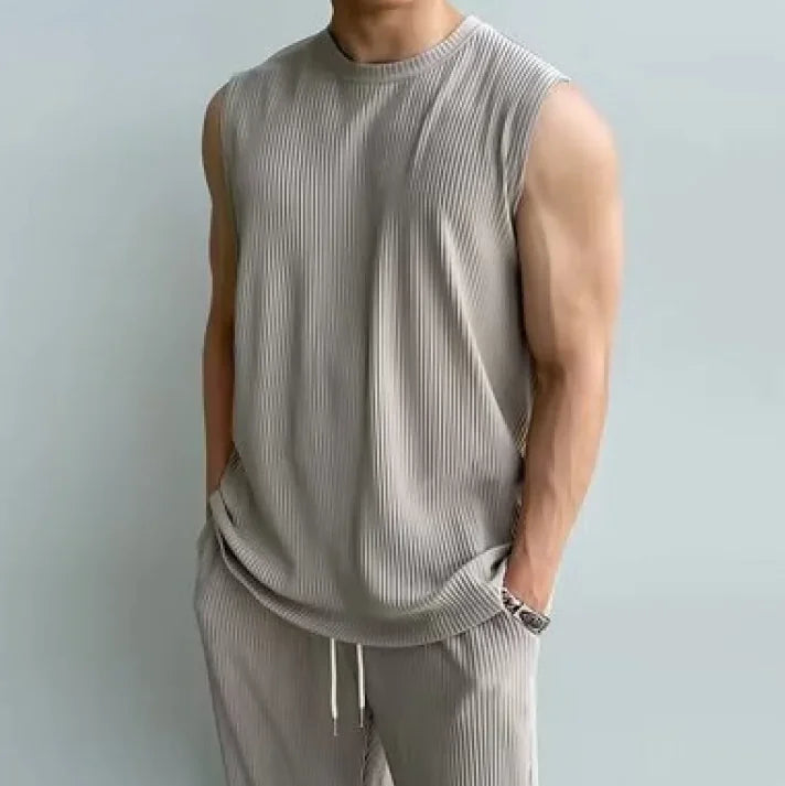 Men's Summer Tank Top and Shorts Set