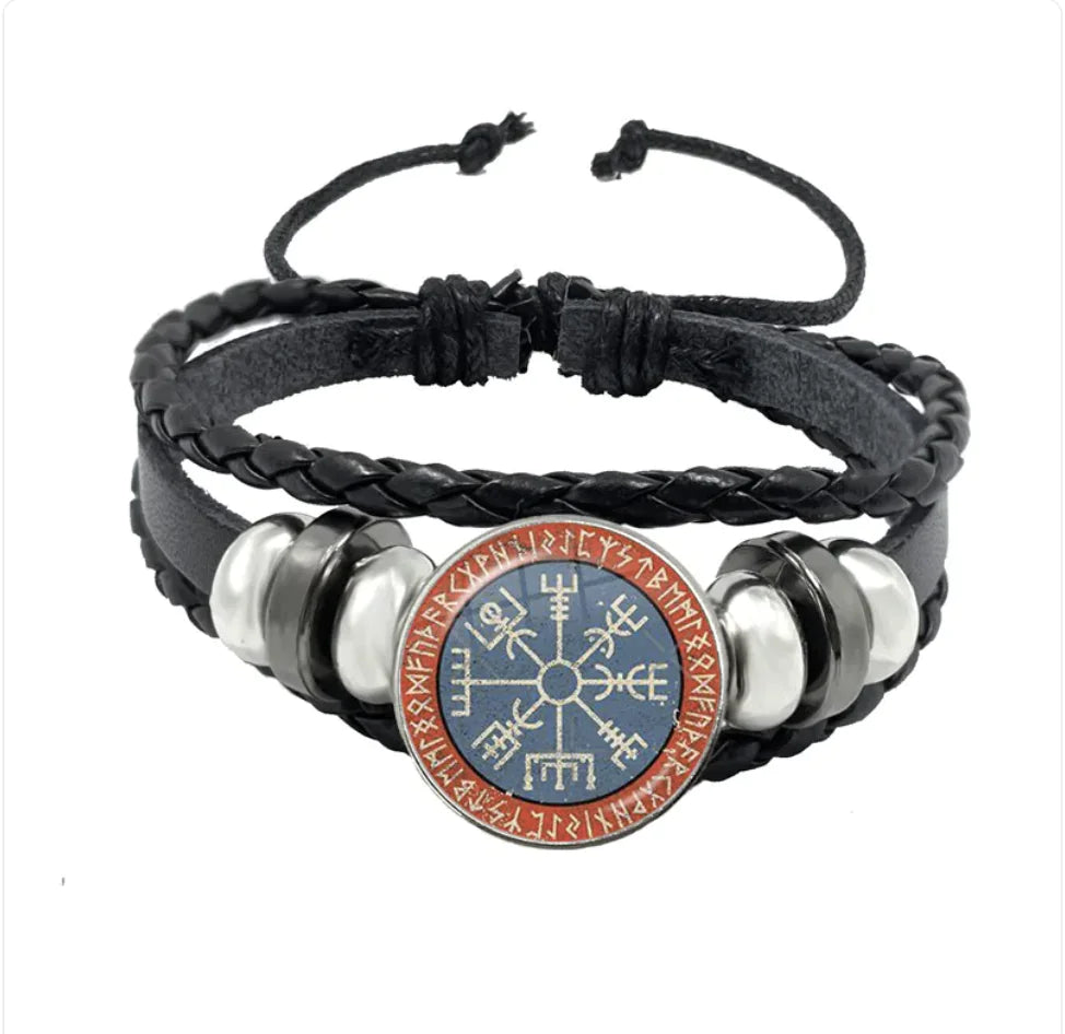 Adjustable Retro Leather Woven Belt