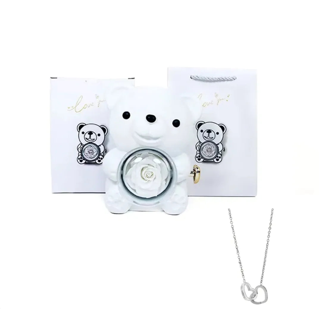 Personalized Double Heart Name Necklace