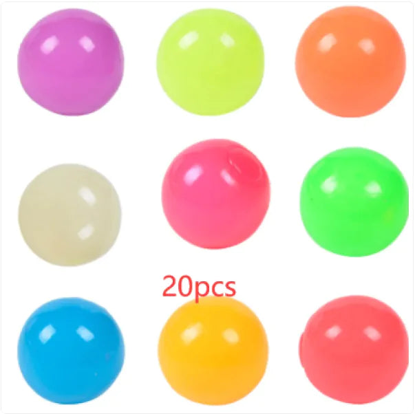 GlowSqueeze Sticky Ball Toy
