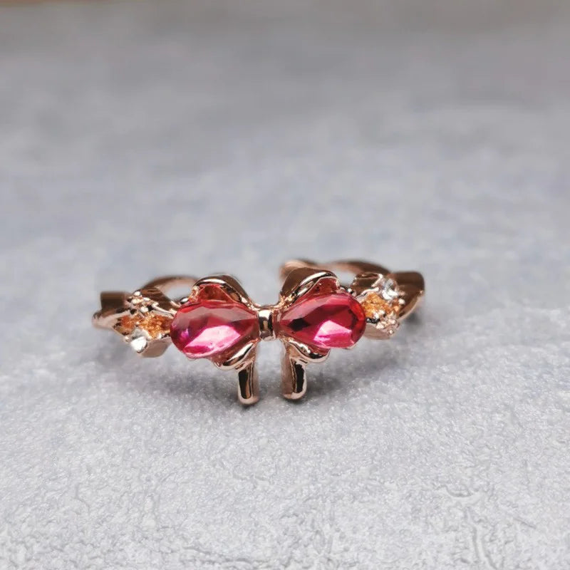 Adjustable Bowknot Ring
