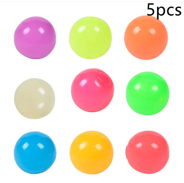 GlowSqueeze Sticky Ball Toy