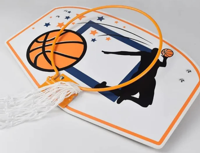 Wooden Punch-free Storage Basketball Board Laundry Basket