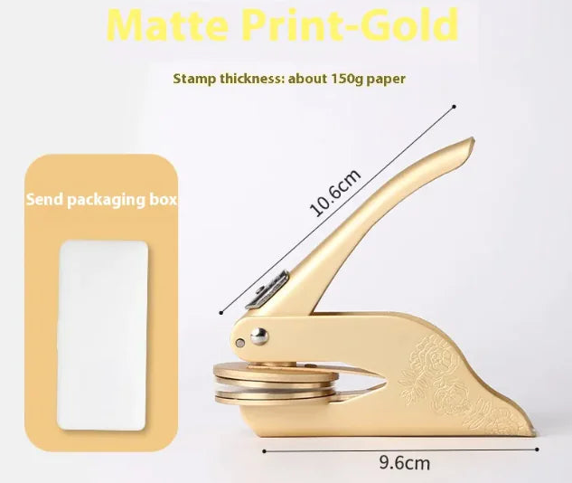 Stainless Steel Engraved Seal