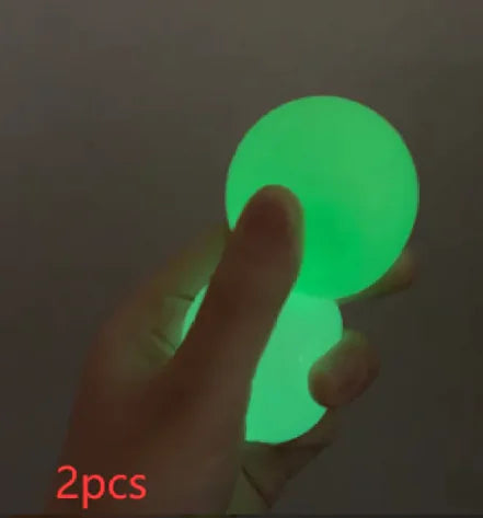 GlowSqueeze Sticky Ball Toy