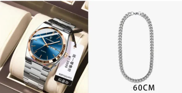 Ultra-Thin Waterproof Men's Quartz Watch
