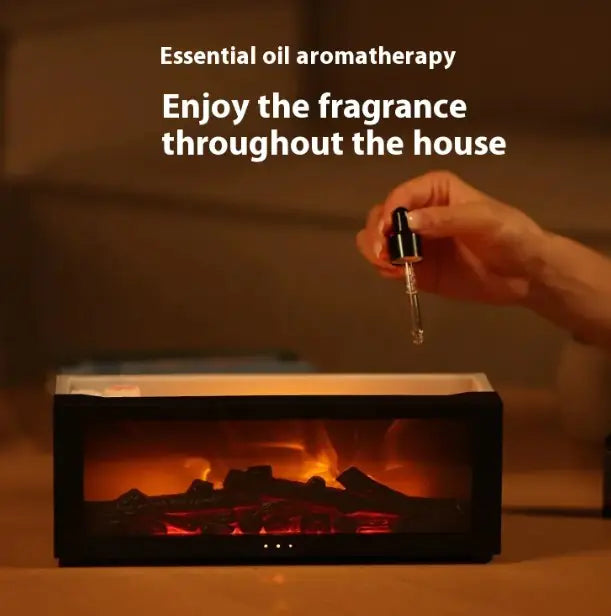 Fireplace Simulation Aroma Diffuser Humidifier