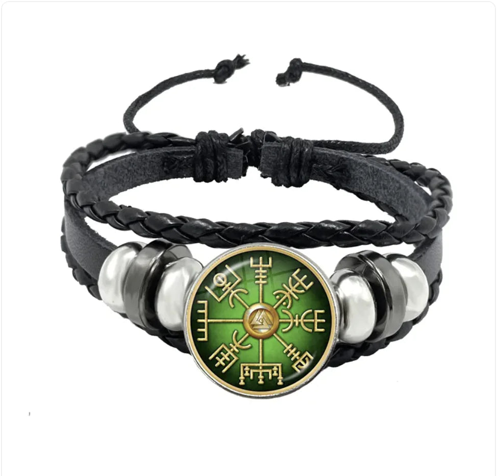 Adjustable Retro Leather Woven Belt