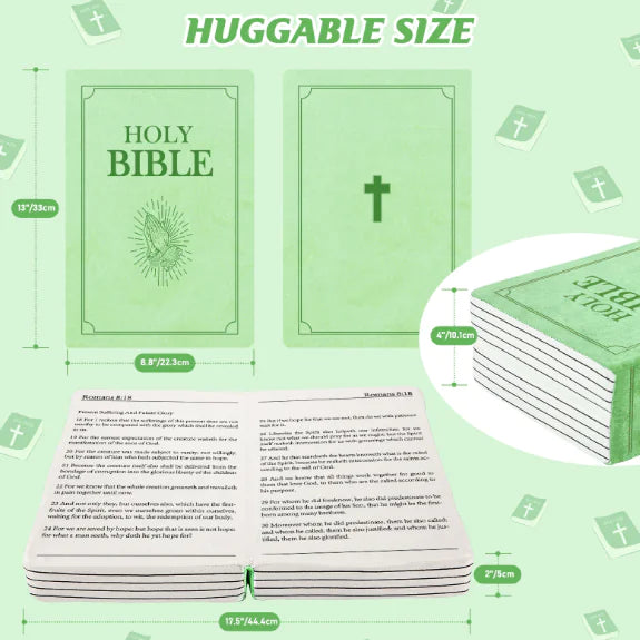 Christmas Bible Plush Pillow