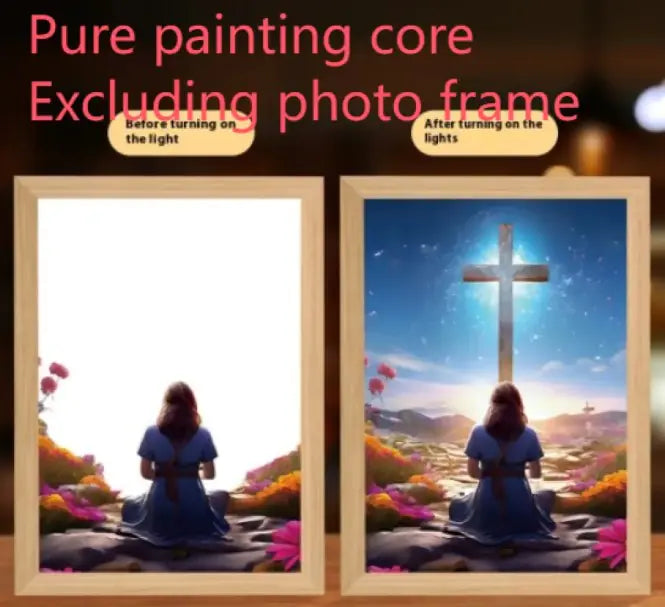 Jesus LED Light Painting