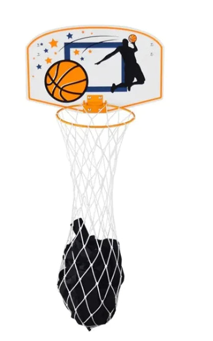 Wooden Punch-free Storage Basketball Board Laundry Basket