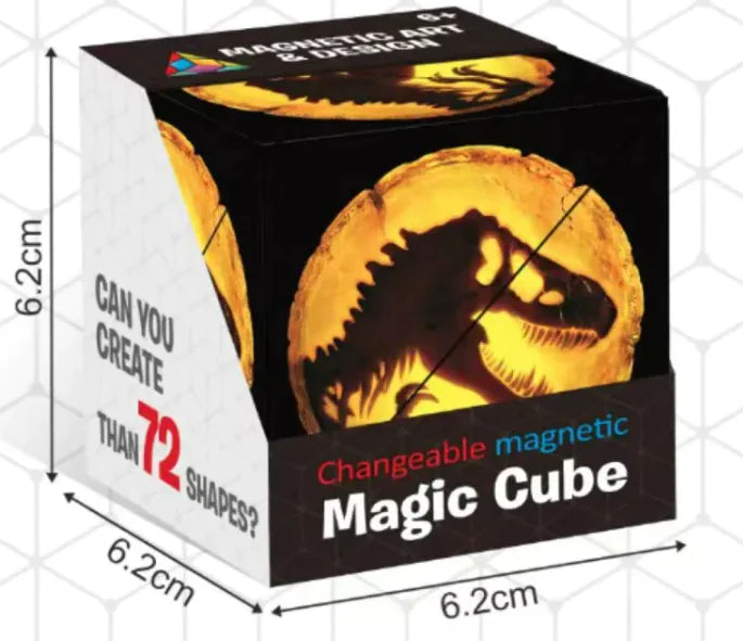 Solid Geometry Magic Cube Changeable Magnetic Deformation Toy