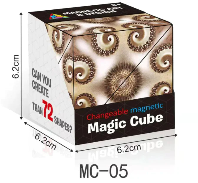 Solid Geometry Magic Cube Changeable Magnetic Deformation Toy